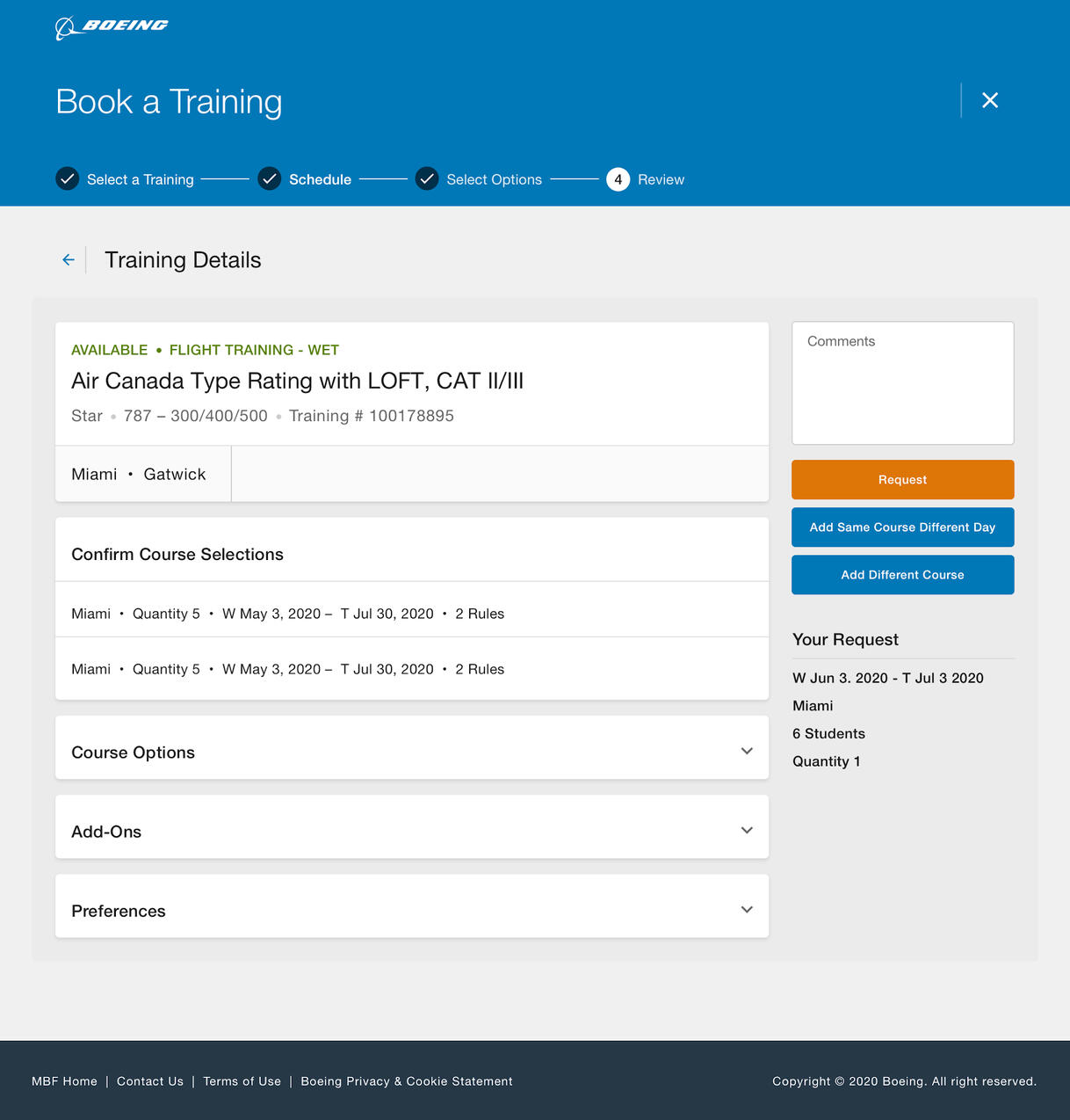 Boeing Book Training